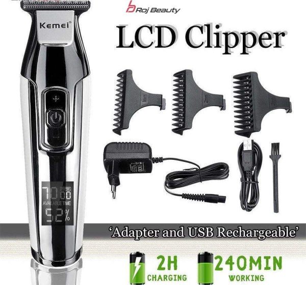 قیمت و خرید ماشین اصلاح موی صورت کیمی مدل KM-5027 ا ماشین اصلاح Chemical facial hair shaver model KM-5027